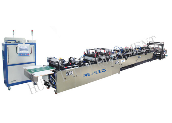 Laminated Plastic Bag Cutting Machine , Plastic Bag Making Machine With Center Side Seal