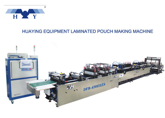Zipper Bag Pouch Making Machine Center Side Seal Two-Layer For Food Packing
