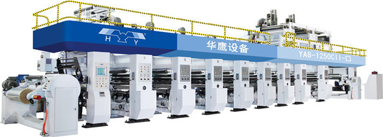 High Speed Plastic Printing Machine Chemical-Based / Water-Based Shaftless